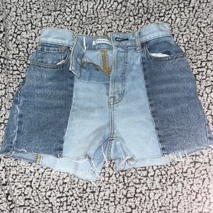 PacSun High Rise Icon Two Toned Short